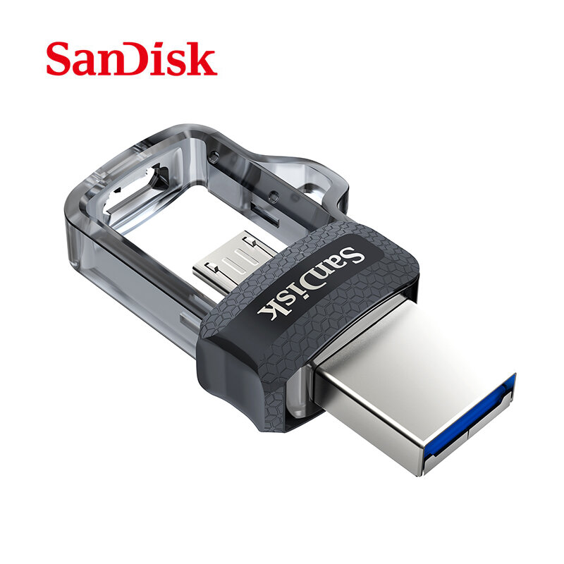 سانديسك محرك فلاش USB 256g 128GB 64GB 32GB المزدوج OTG القلم محرك عالية السرعة الذاكرة يو القرص مايكرو USB3.0 بطاقة SDDD3 للهاتف أو الكمبيوتر