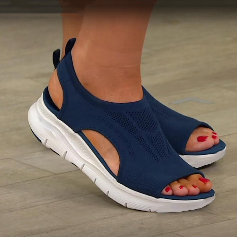 Beach Wedge Women's Shoes Summer 2022 Comfort Casual Sandals Women Plus Size Sandals Women Platform Sandals Roman Sandals