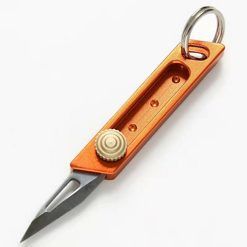 الإبداعية سكين المفاتيح الصغيرة متعددة الوظائف سكين مستقيم صغير المحمولة مفتاح سكين قلادة المحمولة سكين سكّين متعدّد الاستخدامات