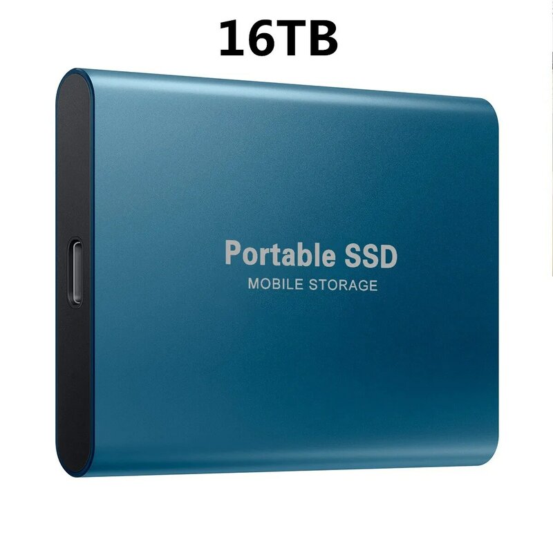 High Speed External Hard Drives TYPE-C Storage Device Hard Drive 8TB 16TB Computer Portable USB 3.1 HDD Solid State Drive