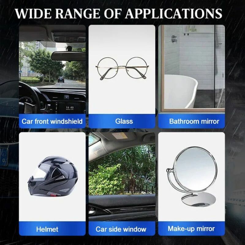 Car Window Cleaning Automobile  Accessoris Window Defogging Car Windshield Glass Anti Fogging Agent Rainproof Agent