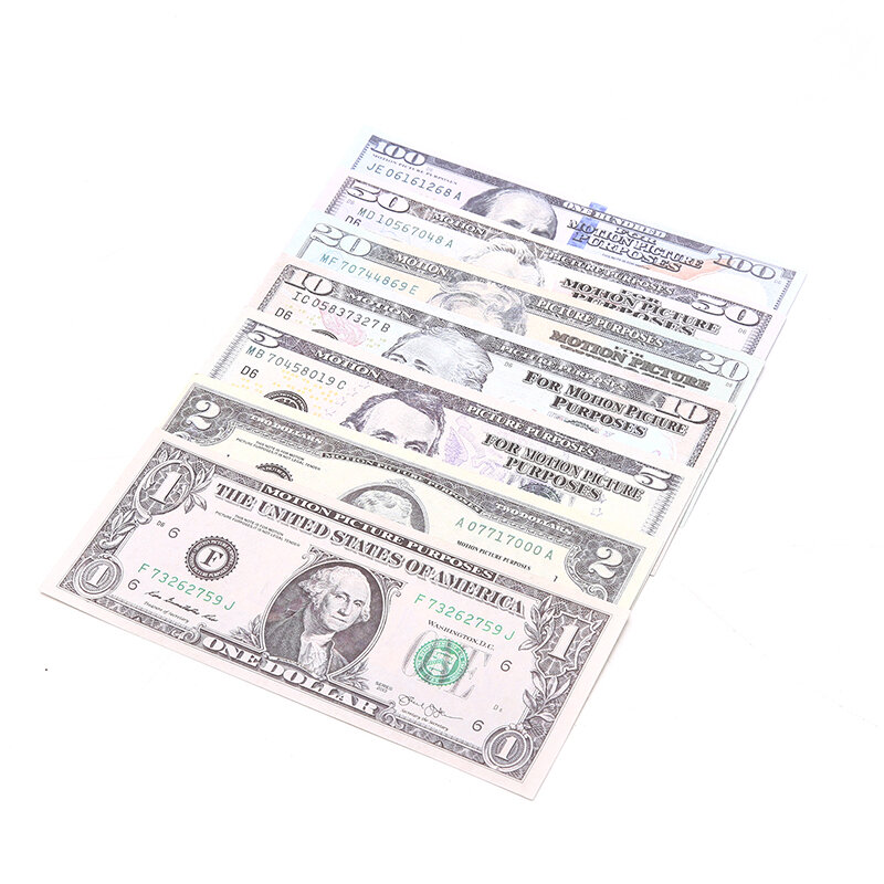 100 قطعة/المجموعة الدعائم السحرية الأوراق النقدية محاكاة الدولار عملة الدعائم ألعاب احتفالات الديكور