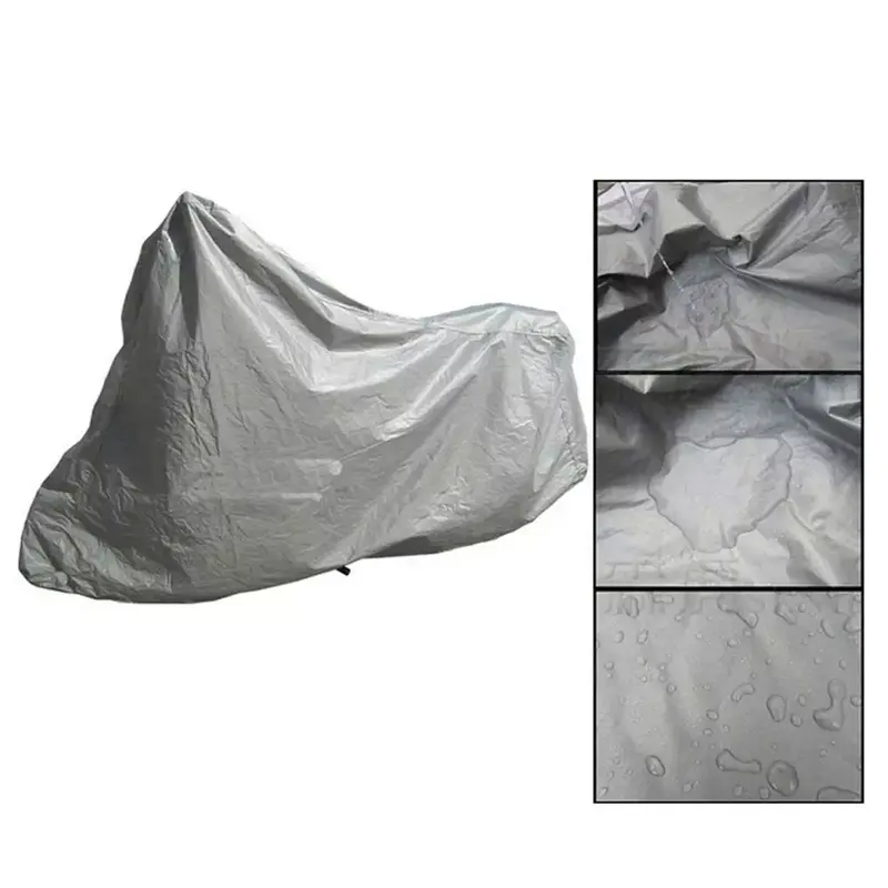 Full Protective Motorcycle Covers Anti UV Waterproof Dustproof Rain Covering Motorbike Breathable Hood Outdoor Indoor Tent