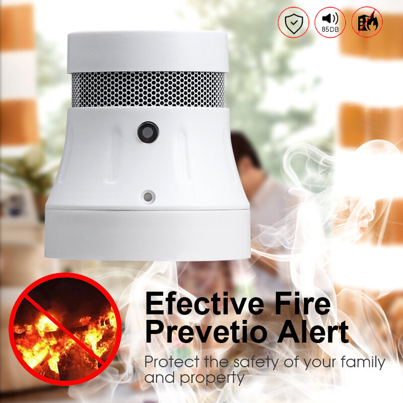 Tuya واي فاي الذكية كاشف حساس الدخان 2.4GHz حساسية عالية منع السلامة إنذار الذكية نظام الحماية المنزلي رجال الاطفاء