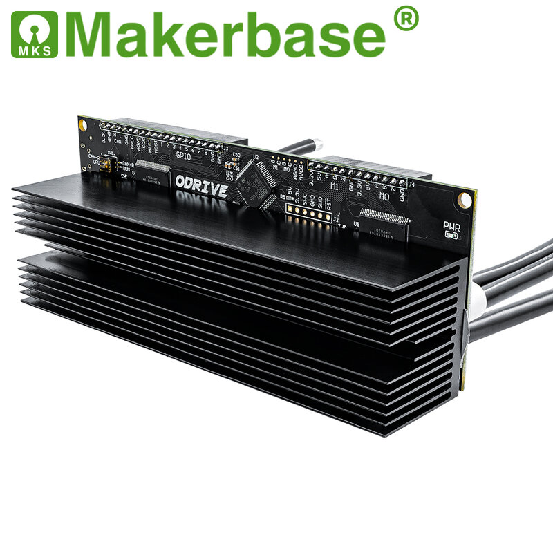 لوحة تحكم بمحرك مزدوج مؤازر من Makerbase ، محرك أقراص 3.6 ، 56 فولت مع محرك MKS X2212 FOC BLDC AGV ، محرك أقراص 3.6
