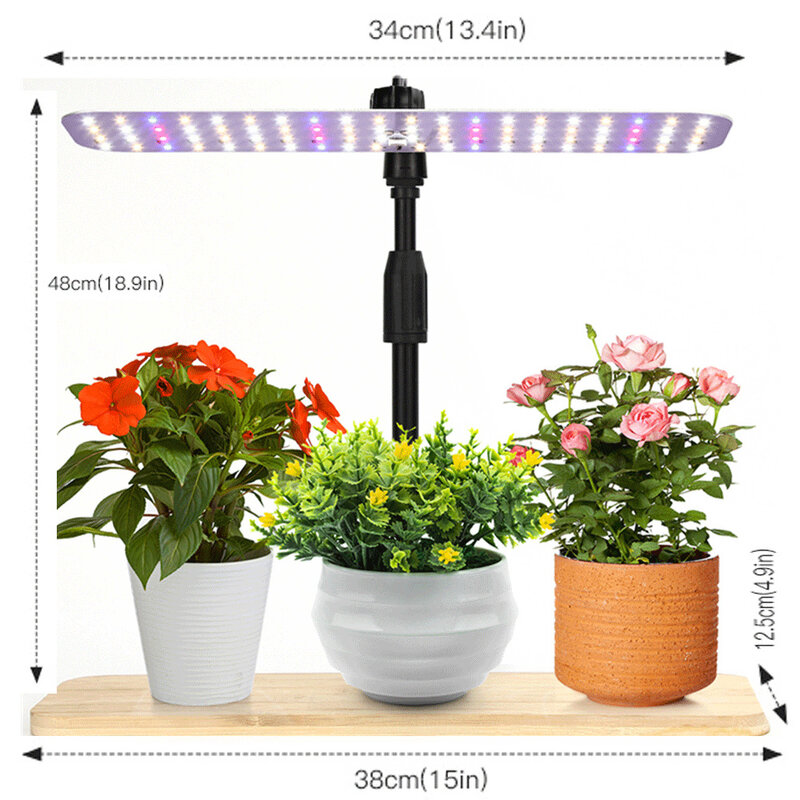 مصباح LED للنمو الطيف الكامل 100 وات 450nm 660nm 4500K 6000K رقيق جدا لوحة تكنولوجيا الكم مصباح نمو النباتات المائية