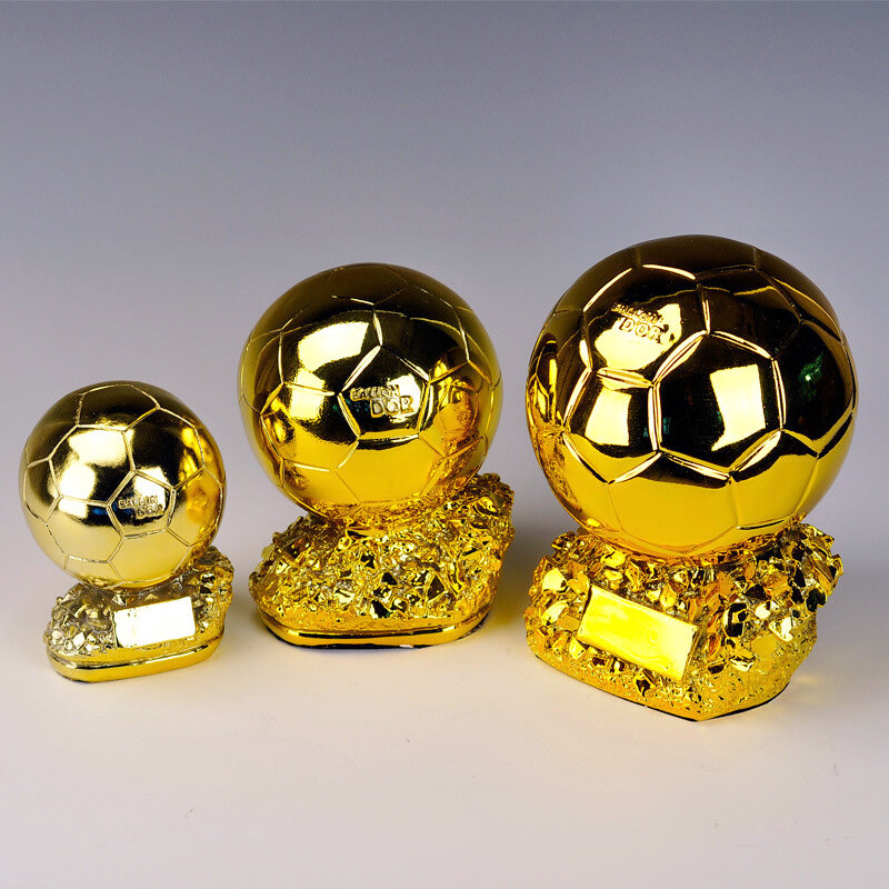 الذهبي بالون كرة القدم ممتازة لاعب جائزة المنافسة الشرف مكافأة كروية الكأس تخصيص هدية للكبار الطفل