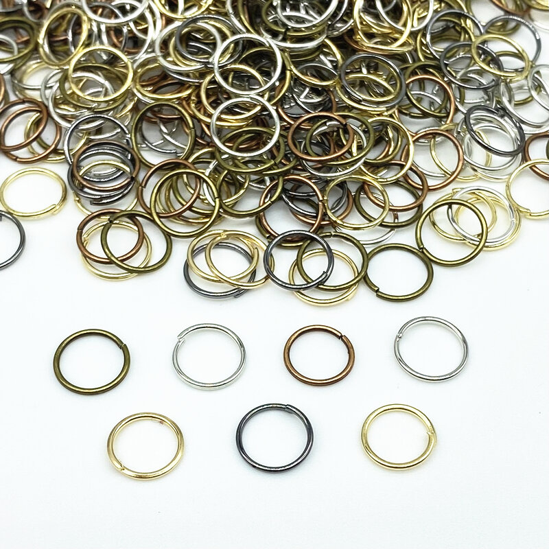 200pcs/lot 4 5 6 7 8 mm Jump Rings Split Rings Connectors for Diy Jewelry Finding Making Accessories Wholesale Supplies #1