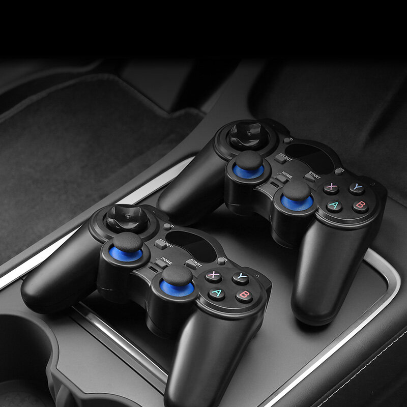 جهاز تحكم في الألعاب بمقبض لاسلكي USB للسيارة طراز Y من تسلا موديل 3 2019-2022 عصا تحكم بلوتوث لوحة ألعاب لوحة ألعاب