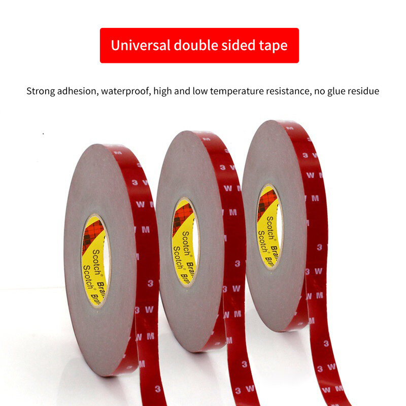 0.8mm Strong Adhesive Foam Tape Double Side Foam Tape Waterproof Adhesive Tape For Mounting Fixing Pad Sticky