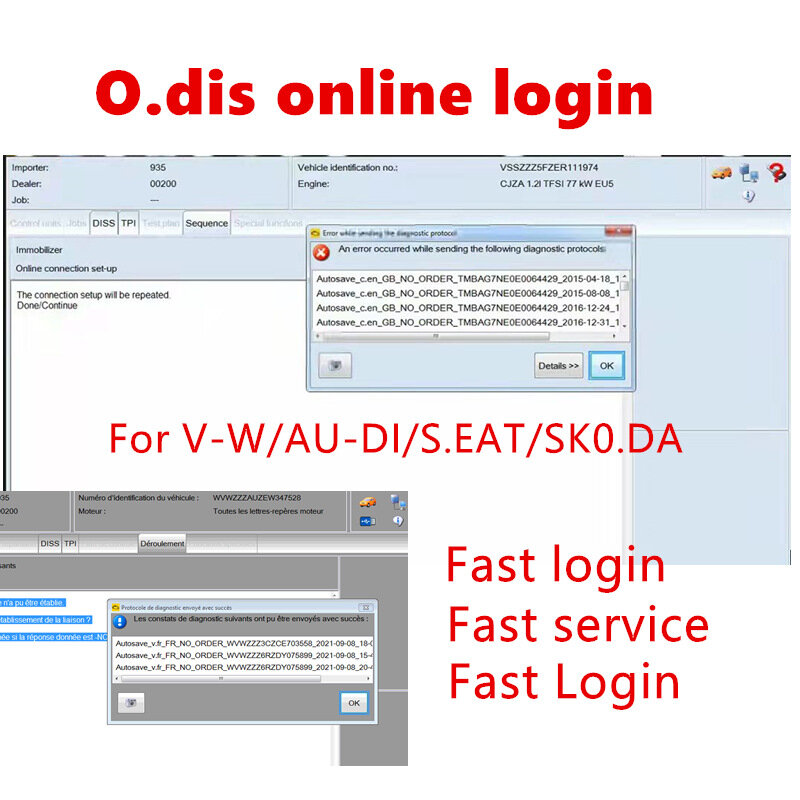 2023 O-dis تسجيل الدخول عبر الإنترنت حساب الدخول Intranet CNP_new مبرمج O-DIS على الانترنت لبرامج السيارات G-EKO