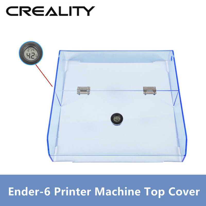 CREALITY ثلاثية الأبعاد Ender-6 طابعة ثلاثية الأبعاد آلة الغطاء العلوي مع قياس درجة الحرارة التلقائي شاشة عرض حماية فعالة