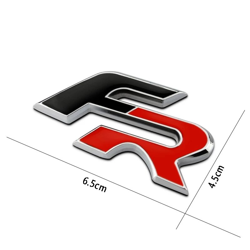 1 قطعة معدنية ثلاثية الأبعاد FR سيارة ملصق شعار شارة لشركة فولكس فاجن فيات فورد ليون كوبرا إيبيزا Altea Exeo صيغة سباق السيارات التصميم اكسسوارات