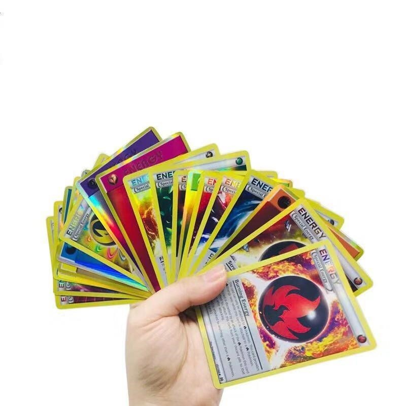 20 قطعة كارت طاقة البوكيمون لا تكرار لعبة GX Vmax جمع النسخة الإنجليزية مشرقة معركة كارت بطاقات التداول لعب الاطفال هدية