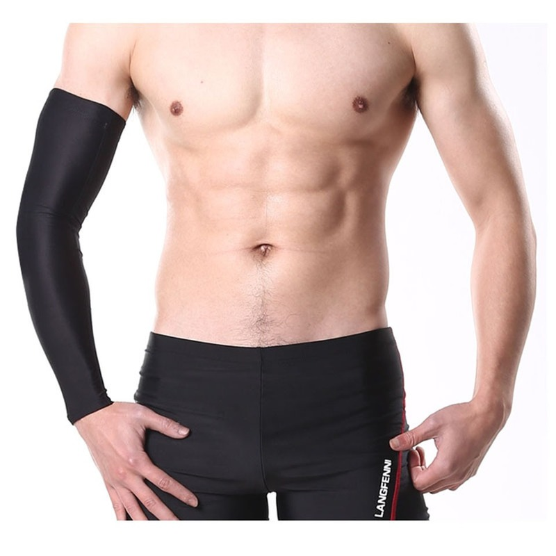 One Piece Quick Dry Anti UV Running Arm Sleeve Basketball Elbow Pad Fitness Arm Guard Sports Bike Arm Guard