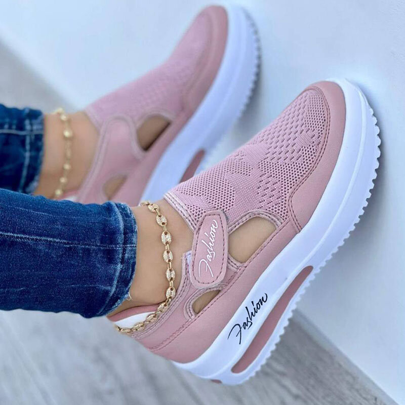 2022 Spring Women's Sneakers Platform Casual Breathable Sport Design Vulcanized Shoes Fashion Female Footwear Zapatillas Mujer