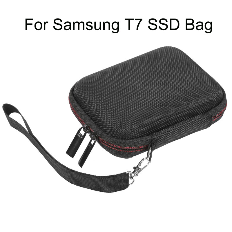 إيفا المحمولة العالمي الصلب صندوق حمل أكياس التخزين الحقيبة لسامسونج T7 SSD حقيبة القرص الصلب الحقيبة أكياس واقية الملحقات