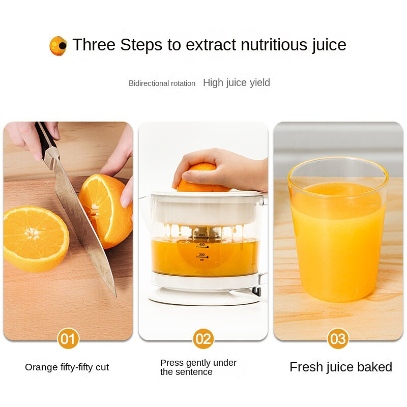 متعددة الوظائف الكهربائية مستخرج العصير الصغيرة المحمولة المنزلية مستخرج العصير التلقائي البرتقال والليمون الصحافة