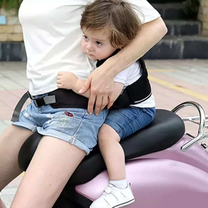 Breathable Motorcycle Rear Seat Safety Belt for Children Cartoon Kid Safety Belt Breathable Material Strap .
