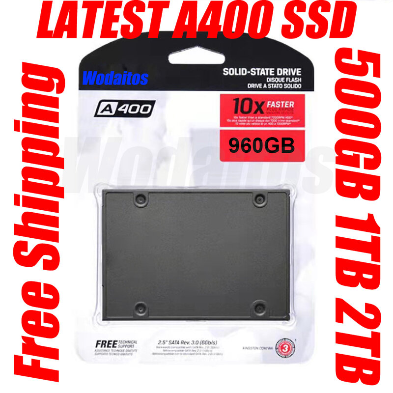 SATA3 SSD شحن مجاني 256GB أحدث 128GB لأجهزة الكمبيوتر المحمول وسطح المكتب HDD قرص صلب داخلي 500GB عالية السرعة 1 تيرا بايت محرك أقراص الحالة الصلبة