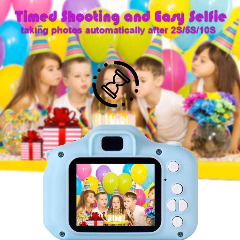 كاميرا مقاوم للماء HD كاميرا فيديو لعبة أطفال الكرتون لطيف كاميرا في الهواء الطلق التصوير لعبة صبي فتاة هدية للأطفال ألعاب تعليمية
