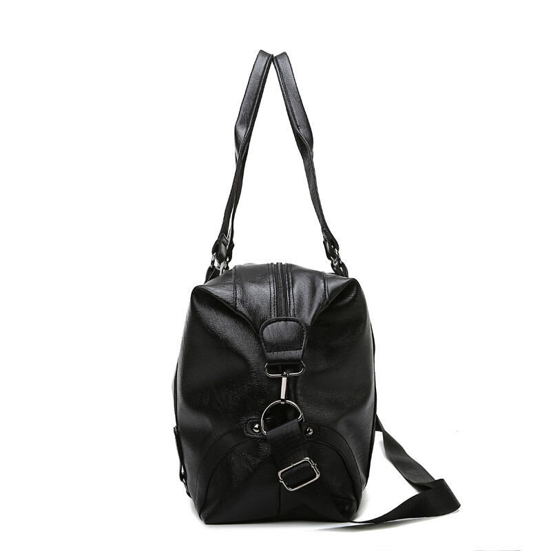 Fashion male travel bag luggage bag large capacity portable leather business bag crossbody casual shoulder bag #5