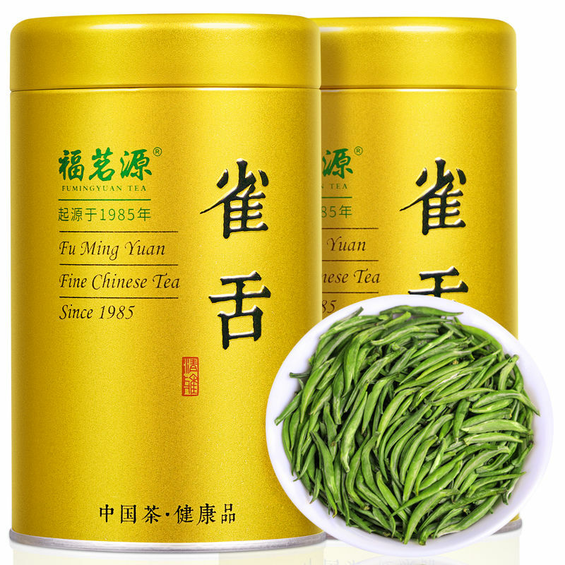 شاي أخضر كيتونج Xinmingqian العطاء برعم خاص الربيع الشاي الأخضر برعم السائبة وعاء الذهب هدية صندوق 125g