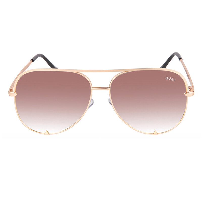 كواي العلامة التجارية تصميم النظارات الشمسية النساء مرآة الطيار النظارات الشمسية موضة عالية مفتاح نظارات للنساء Oculos التدرج الإناث نظارات