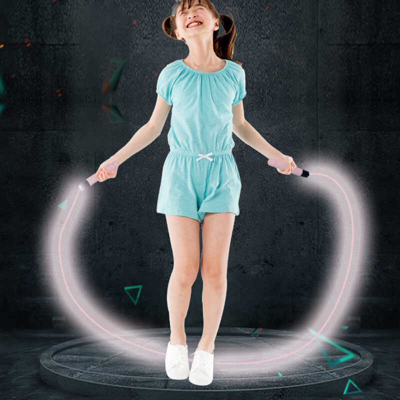 المحمولة مضيئة كول الانتقال حبل LED طالب الأطفال في الهواء الطلق ألعاب رياضية قابل للتعديل اللياقة البدنية المنزل