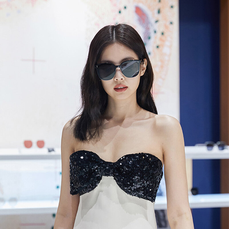 2020 كوريا أخبار نمط لطيف الوحش النظارات الشمسية النساء الرجال لها حالم 17 سولو لانغ خلات نظارات شمسية مستقطبة النساء الرجال