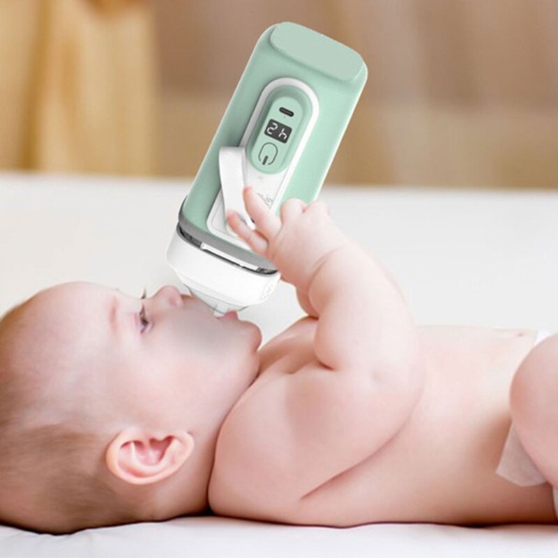 USB مدفأة زجاجة الطفل جهاز حفظ حرارة الحليب الرضع زجاجة تستخدم في الرضاعة غطاء عازل ترموستات جهاز تسخين الطعام حقيبة الرضع المحمولة