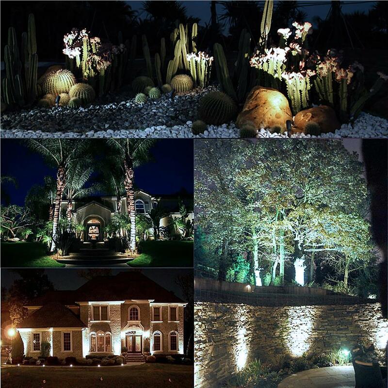 أضواء الحديقة الملحقات المنزلية ترقية التجهيزات هيكل قوي متعددة الأغراض مصابيح صغيرة 12 فولت DV 3 واط المعادن الأضواء الدافئة #2