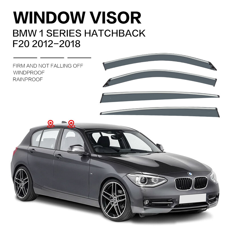 واقي نافذة لـ BMW 1 SERIES E87 F20 F52 2004-2018 غطاء واقي للباب التلقائي واقيات النافذة