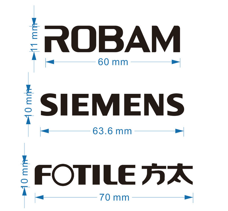 سيمنز روبام fotile الثلاجة الكهربائية شعار ذاتية اللصق المعادن العلامة التجارية ملصقا العلامة التجارية النيكل القياسية التخصيص