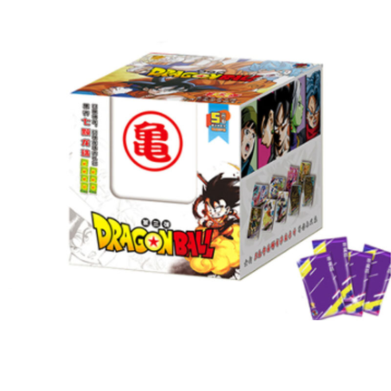 لعبة دراغون بول جديدة أصلية ديلوكس الطبعة شخصيات كرتونية سون جوكو البرنز وابل فلاش مجموعة بطاقات اللعب هدية للأطفال