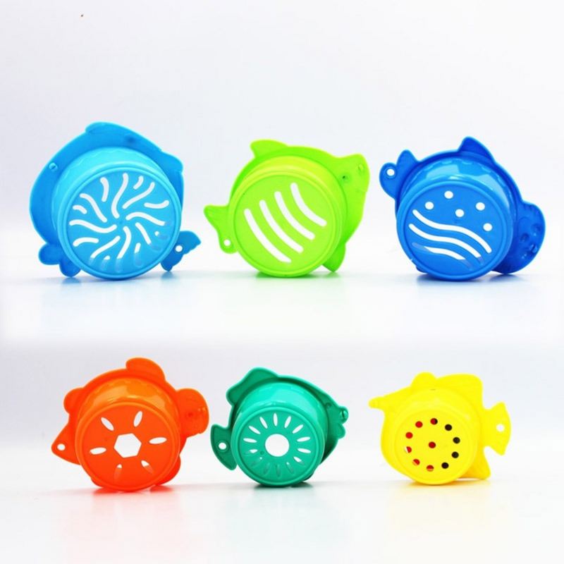 6Pcs/set Baby Bath Toy Float Water Classic Bath Swimming Pool Toys for Children Fish Animal Funny Game for The Children Gift