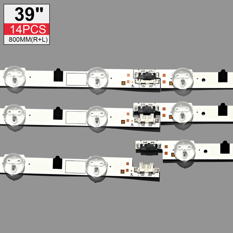 14 قطعة LED قطاع ل سامسونج UE39F5300A UE395500AK 2013SVS39F BN96-27896A 27897A D2GE-390SCA-R3 D2GE-390SCB-R3