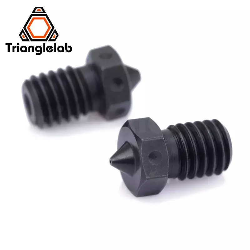 Trianglelab 1PCS Top Quality A2 Hardened Steel V6 Nozzles For Printing PEI PEEK OR Carbon Fiber Filament For v6 HOTEND