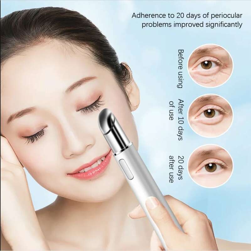 Heating Therapy Ions Electric Vibration Eye Massager Anti-Ageing Wrinkle Dark Circle Wrinkle Removal Beauty Lift Eye Care #1