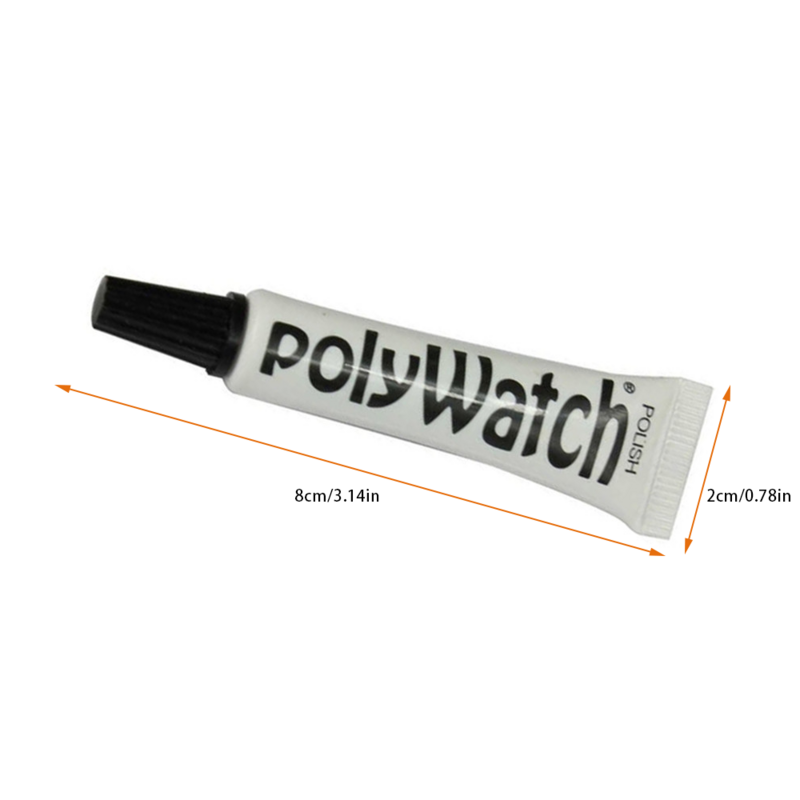 Polywatch أداة إصلاح 5g ساعة ساعة أكريليك البلاستيك بلورات الزجاج تلميع لصق خدش مزيل نظارات إصلاح الرملي لصق
