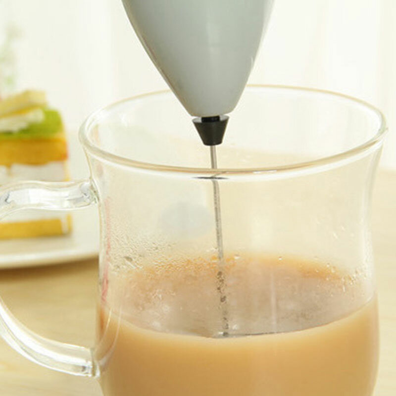 يده الحليب رغوة صغيرة الكهربائية الحليب رغوة الفولاذ المقاوم للصدأ خافق البيض مشروب حليب القهوة خفقت خلاط أدوات المطبخ خفقت