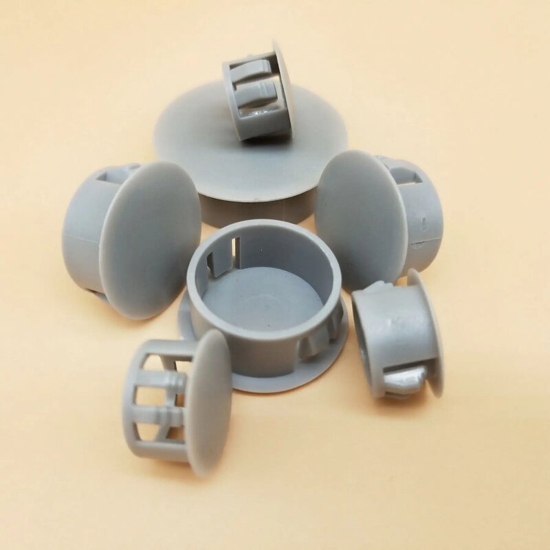 8PCS Tube Pipe Inserts Plug Bung Plastic Snap-on Hole Plugs Round Hole Cover Caps For Furniture Parts