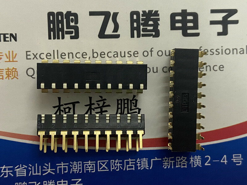 1 قطعة اليابان A6TR-0101 الطلب رمز التبديل 10 بت مستقيم التوصيل 2.54 مللي متر نوع مفتاح الطلب الجانبي رمز 10P
