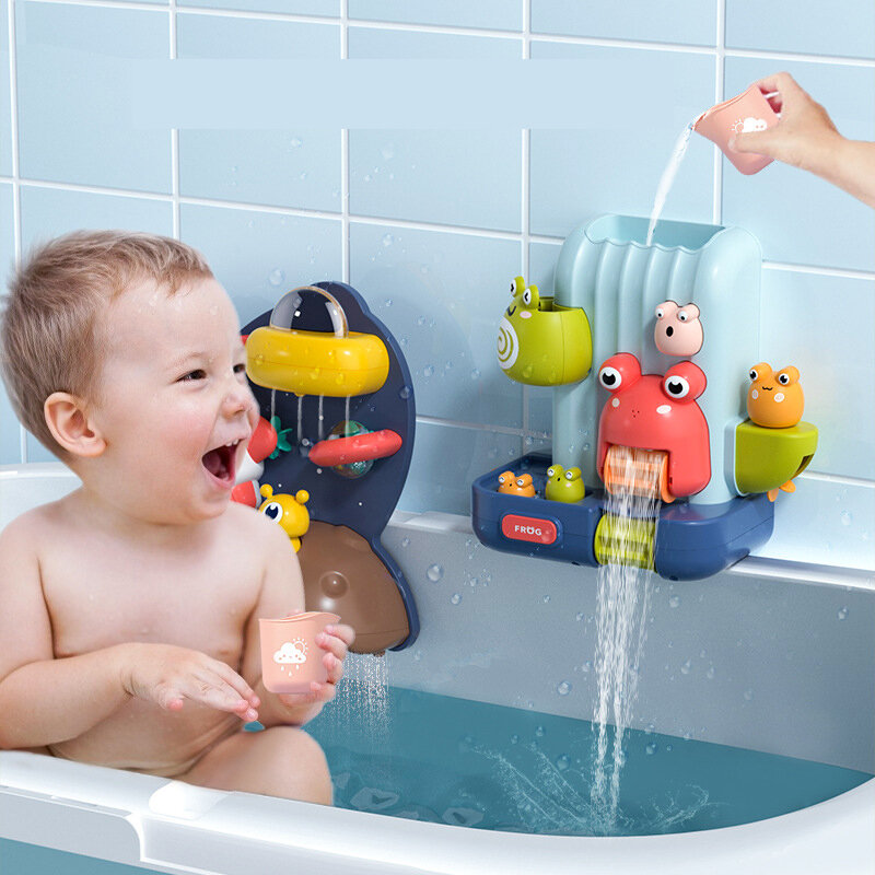 ألعاب مياه الحمام للأطفال الحمام عجلة الماء نوع Dabbling ليتل بنين ألعاب بنات