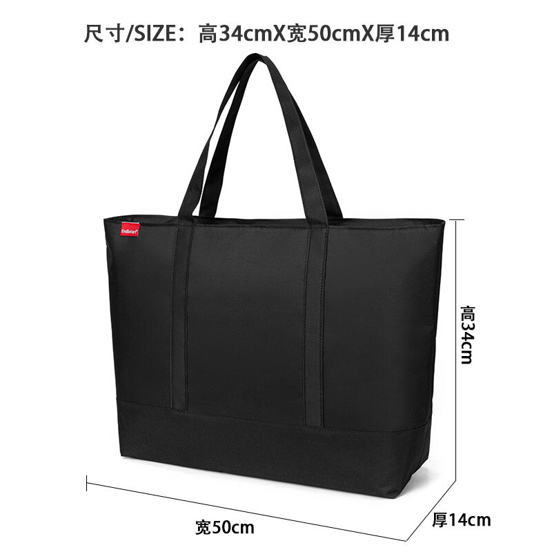 بلون مصمم العمل واحد الكتف حقيبة كروسبودي قماش حقيبة تسوق عادية سعة كبيرة #2