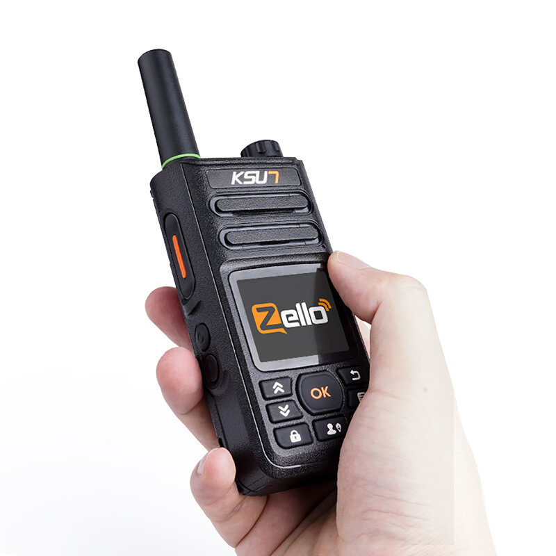 المهنية PTT Zello اسلكية تخاطب ، واي فاي شبكة الهاتف الخليوي راديو ، طويلة المدى ، 100 ميل لتحديد المواقع ، 4G بطاقة Sim ، LCD-ZL18 #4