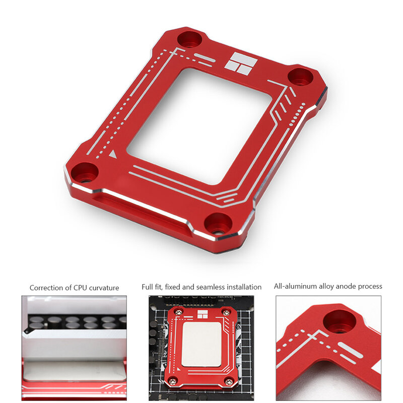 إطار حماية مصحح انحناء وحدة المعالجة المركزية إنتل 12Th من Thermalright LGA1700/1800 مشبك لتثبيت الاستبدال من الألومنيوم باستخدام الحاسوب