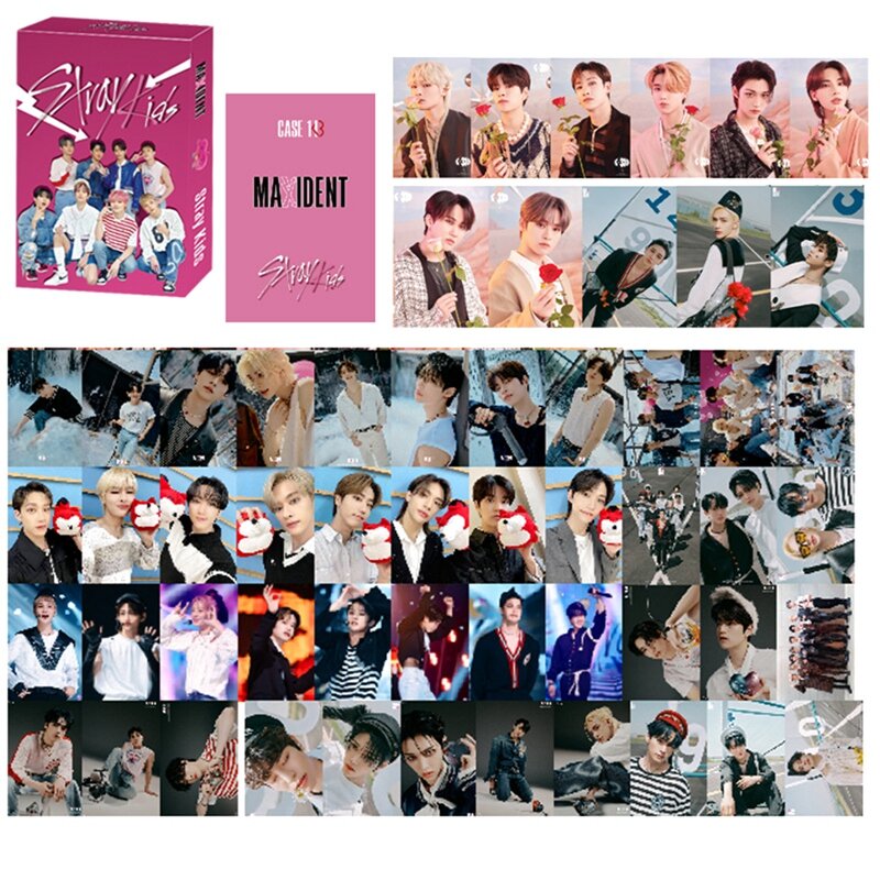 55 قطعة/المجموعة Kpop الضالة الاطفال MAXIDENT جديد ألبوم صور بطاقات ألبوم Photocard عالية جودة الصورة ألبوم CardsPhoto المشجعين هدية