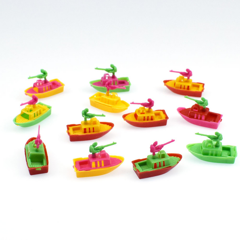 قارب صغير من البلاستيك للأطفال ، لعبة محاكاة ، قتال ، للأطفال الصغار ، لون مختلط ، 20 قطعة #3