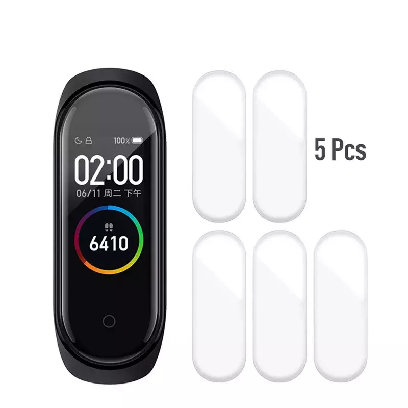 For Xiaomi Mi Band 4 Protection Film 5/10/20 Pcs Hydrogel Protective Tempered Film Full Screen Permeability Film HD Explosion